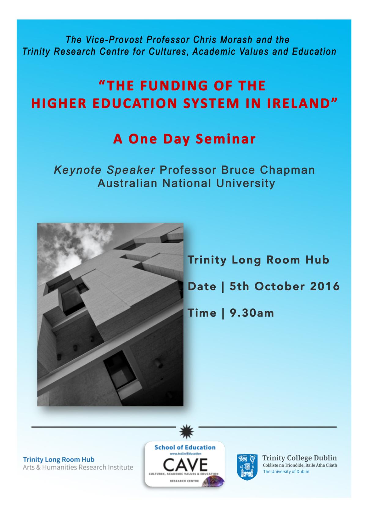 Seminar on Funding of the Higher Education System in Ireland