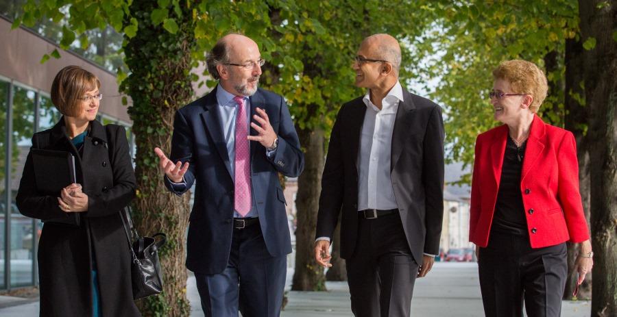 DCU welcomes Microsoft CEO Satya Nadella 