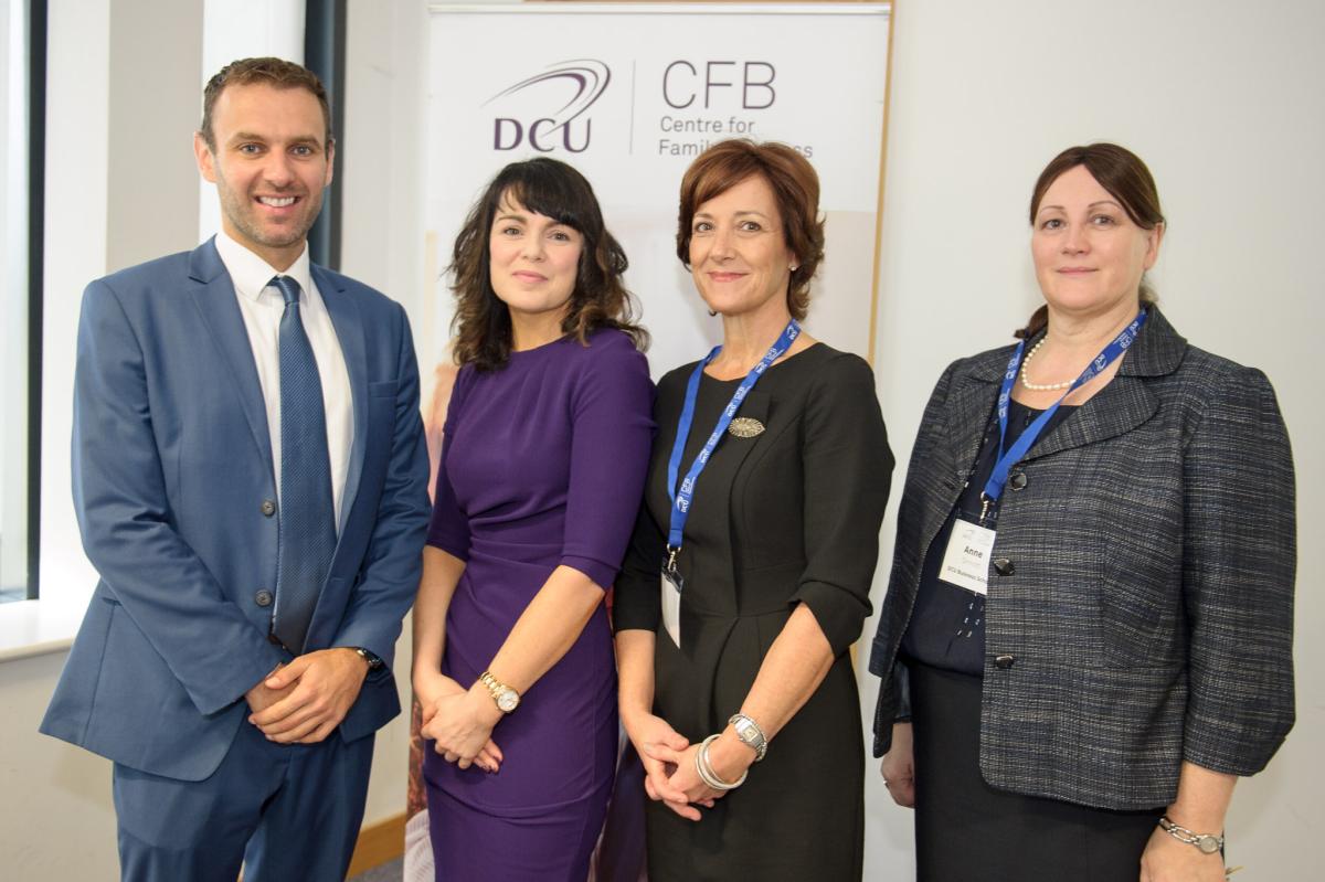 Dr. Eric Clinton, Prof. Maura McAdam, Ms Vicki O'Toole and Prof Anne Sinnott