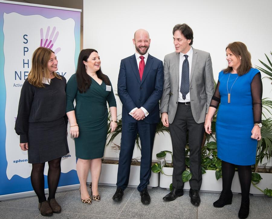 Dr Maeve O'Brien, Dr Margaret Nohilly, Philip Nolan (President of NUIM), Dr Andrew O'Shea and Prof Marie McLoughlin