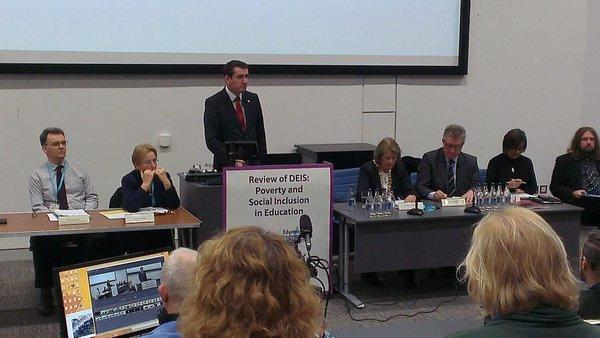 Minister Áodhán Ó Ríordán guest speaker at INTO and Educational Disadvantage Centre Joint Conference