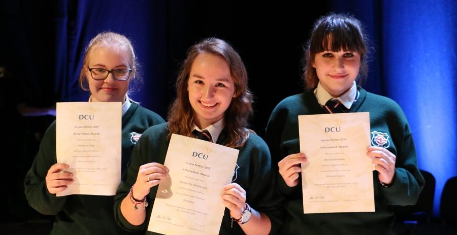 Over 300 secondary students recognised at DCU’s Achievement Awards 2016