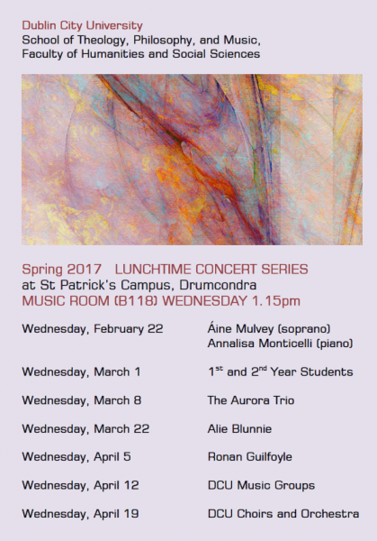 spring concerts 2017