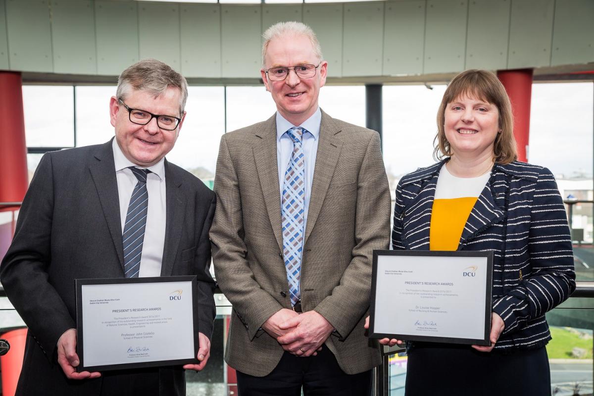 John Costello, Greg Hughes and Louise Hopper