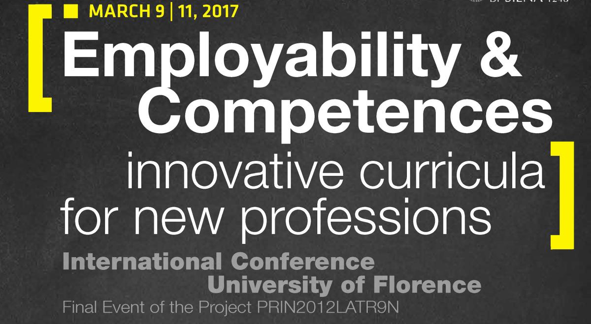 Invitation to register for the conference "Employability & Competences: Innovative Curricula for New Professions" 9-11 March, 20