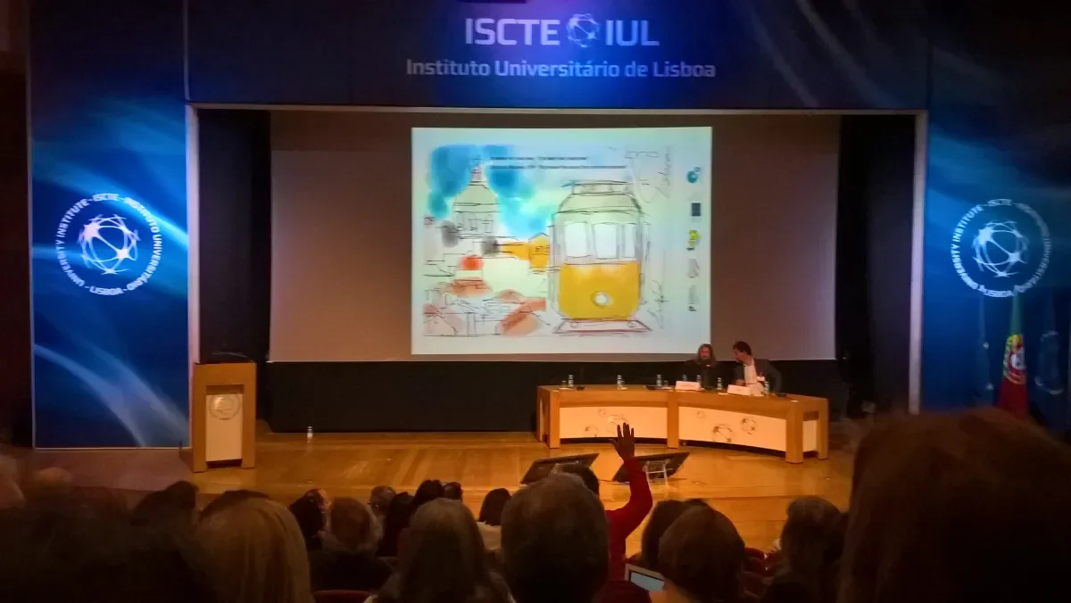 Paul Downes presenting at Schools International Meeting TEIP 2017