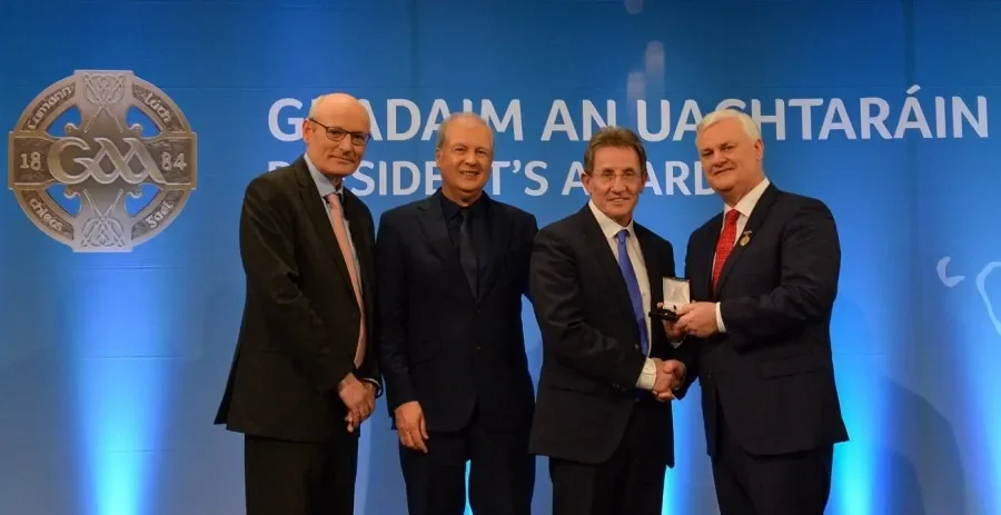 Professor Niall Moyna receives GAA President’s Award