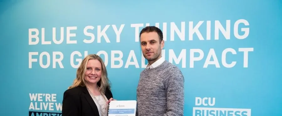 Gillian Slattery, Enterprise Ireland and Eric Clinton, DCU