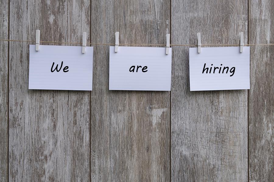 We are hiring
