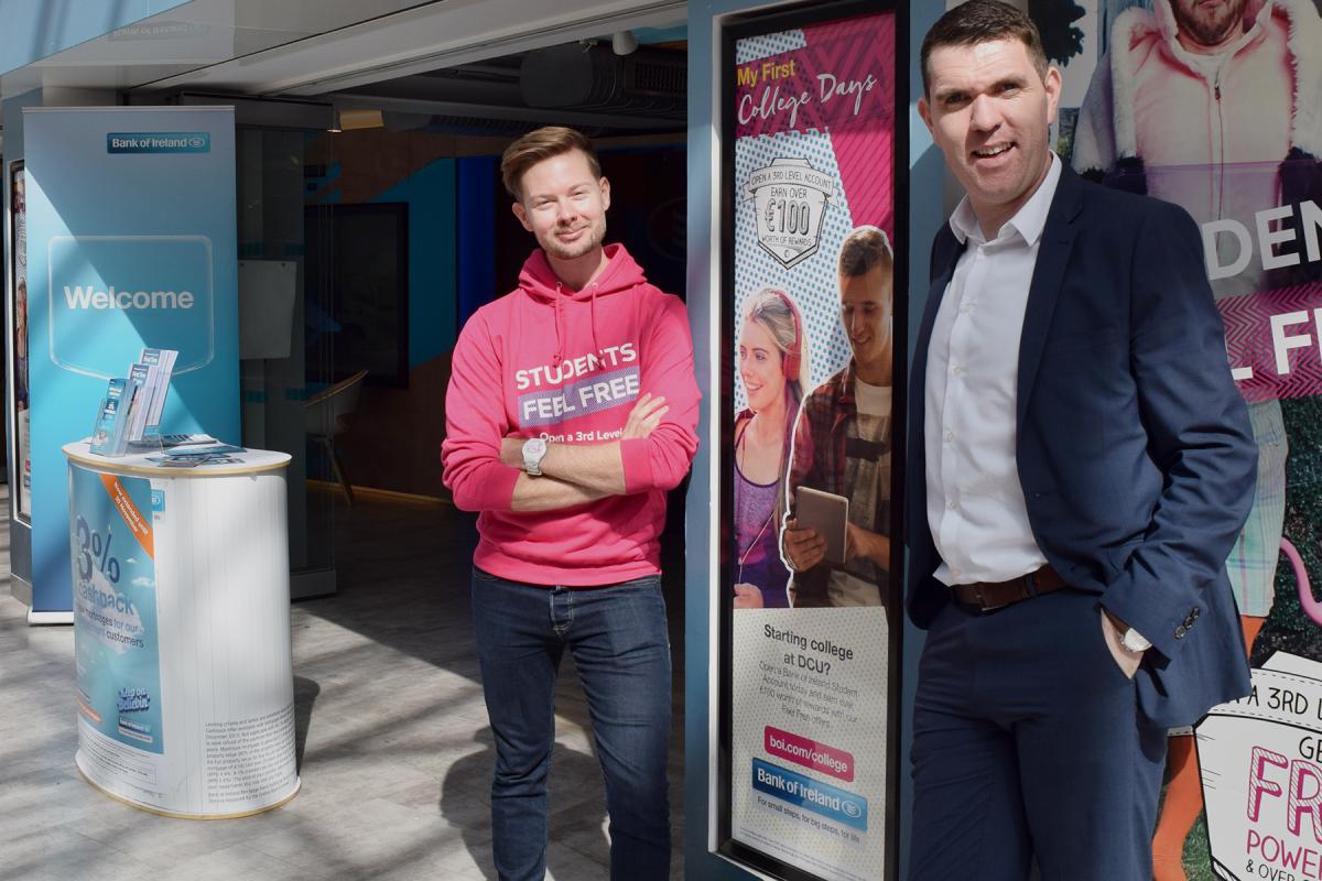 Dave Kelly and Gary Holligan from Bank of Ireland