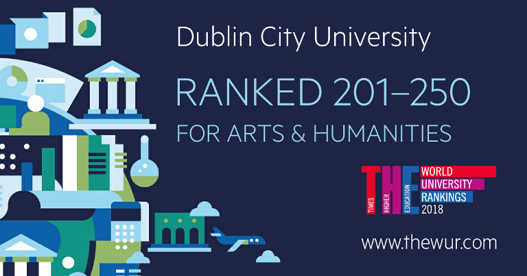 DCU ranked in top 250 universities globally in Arts and Humanities