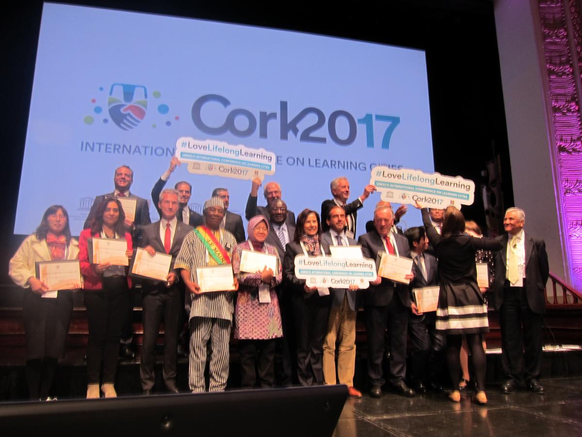 Dr Rob Mark, Honorary Researcher, HERC, attended the third UNESCO Global Network of Learning Cities in Cork