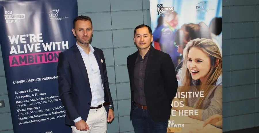 DCU alumnus Jason Sherlock shares his ABCs to success with DCU undergraduate students