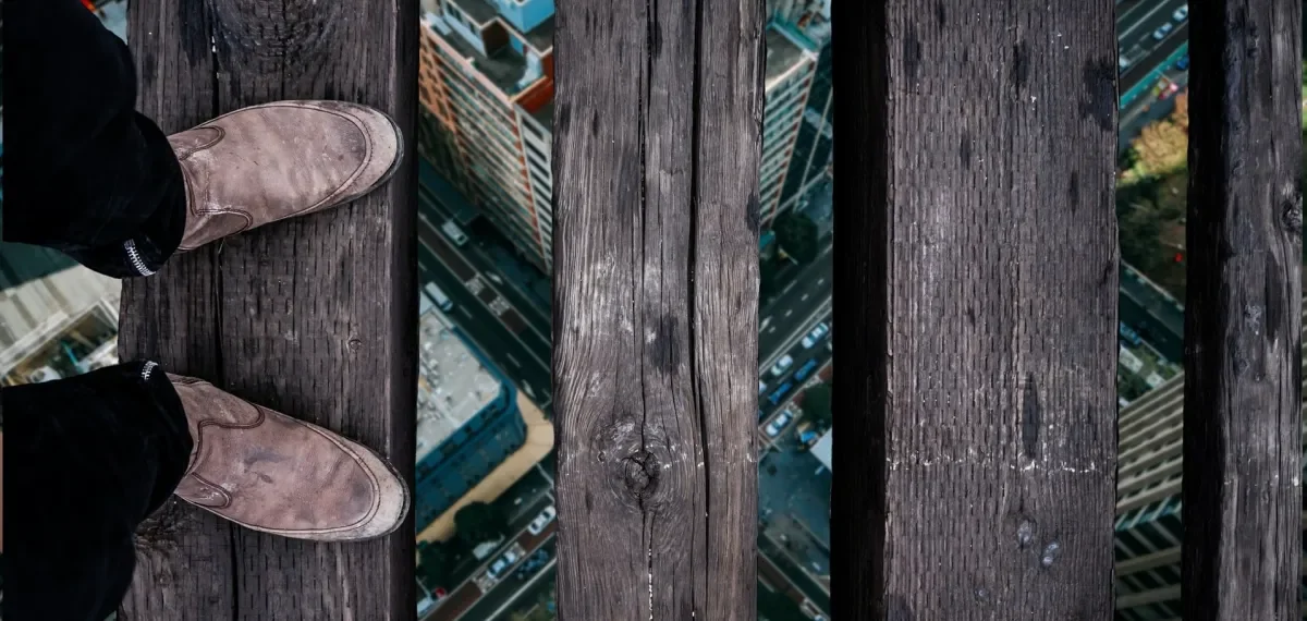 Standing on boards