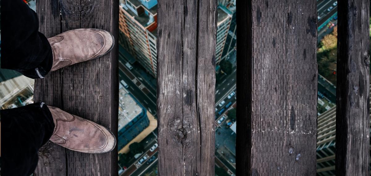 Standing on boards