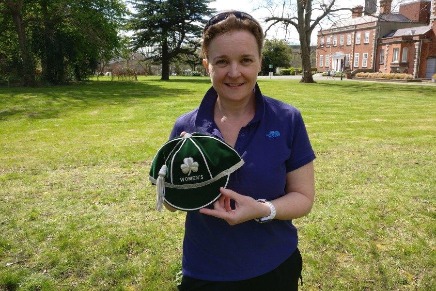 Maura Coulter Receives her Irish Rugby Cap