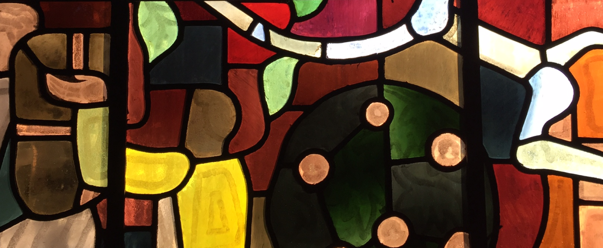 Stain Glass Section St. Pats Drumcondra