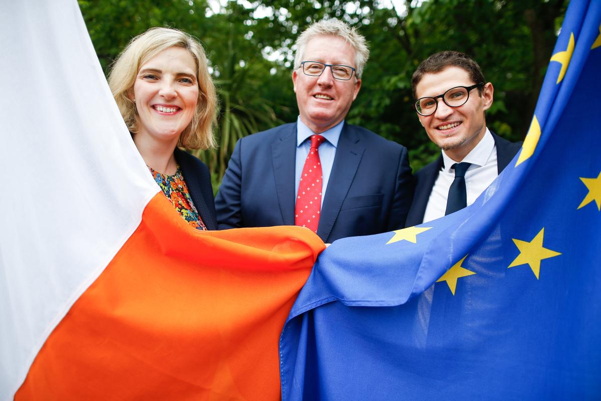 (L-R): Mary Whitelaw, Prof Daire Keogh and Prof Federico Fabbrini