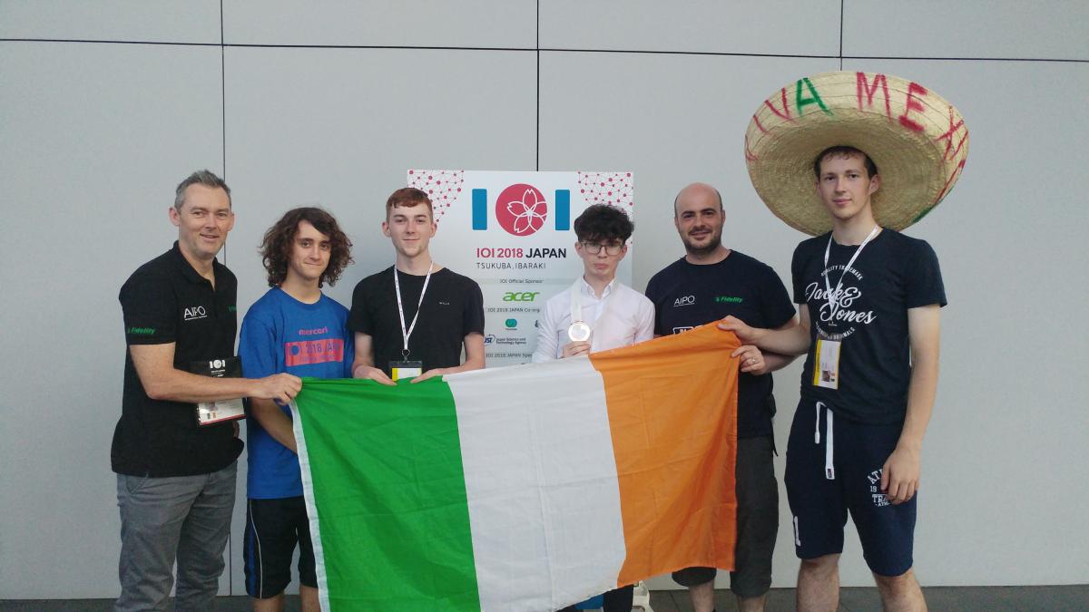 Team Ireland win bronze at the IOI 2018