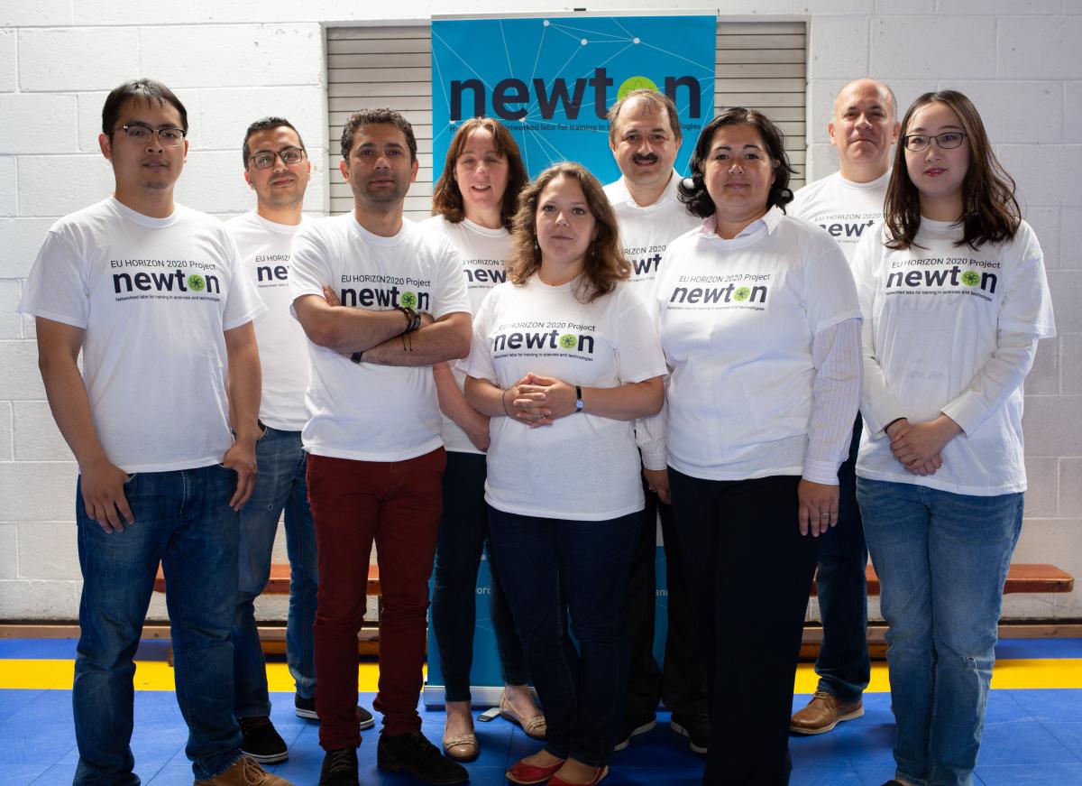 NEWTON Project team, leading the 'Earth Course' pilot in Northside Dublin schools