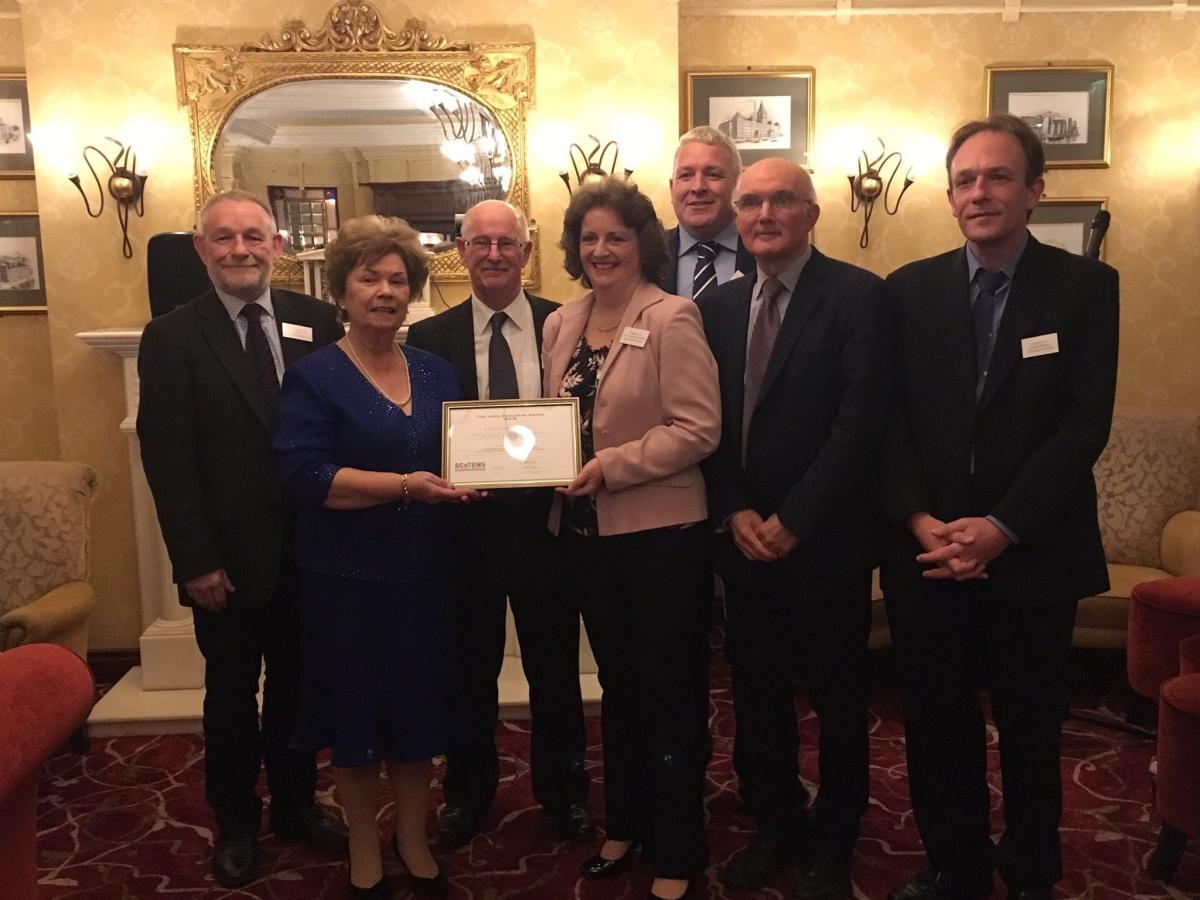 Dr Martin Brown, Prof Joe O'Hara , Mrs Mary Coolahan and research team