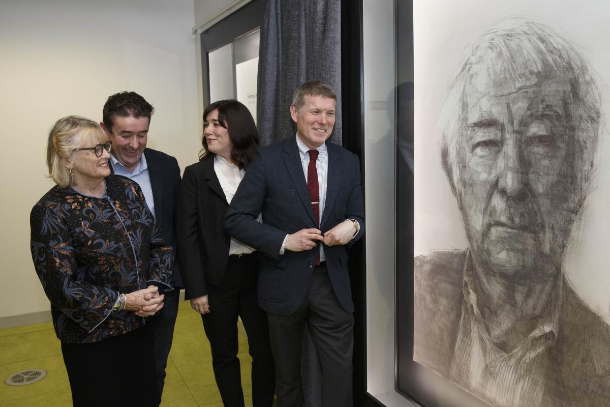 Official opening of Seamus Heaney Lecture Theatre and unveiling of portrait