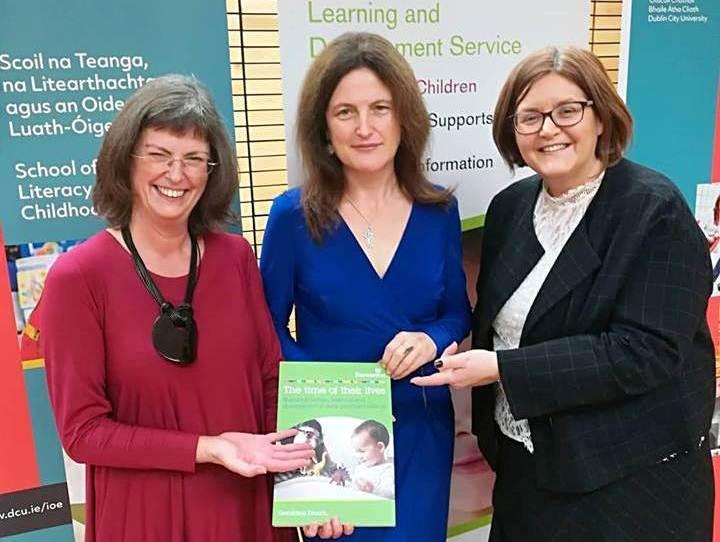 Dr Geraldine French, DCU, Suzanne Connelly, CEO of Barnardos and Dr Anne Looney