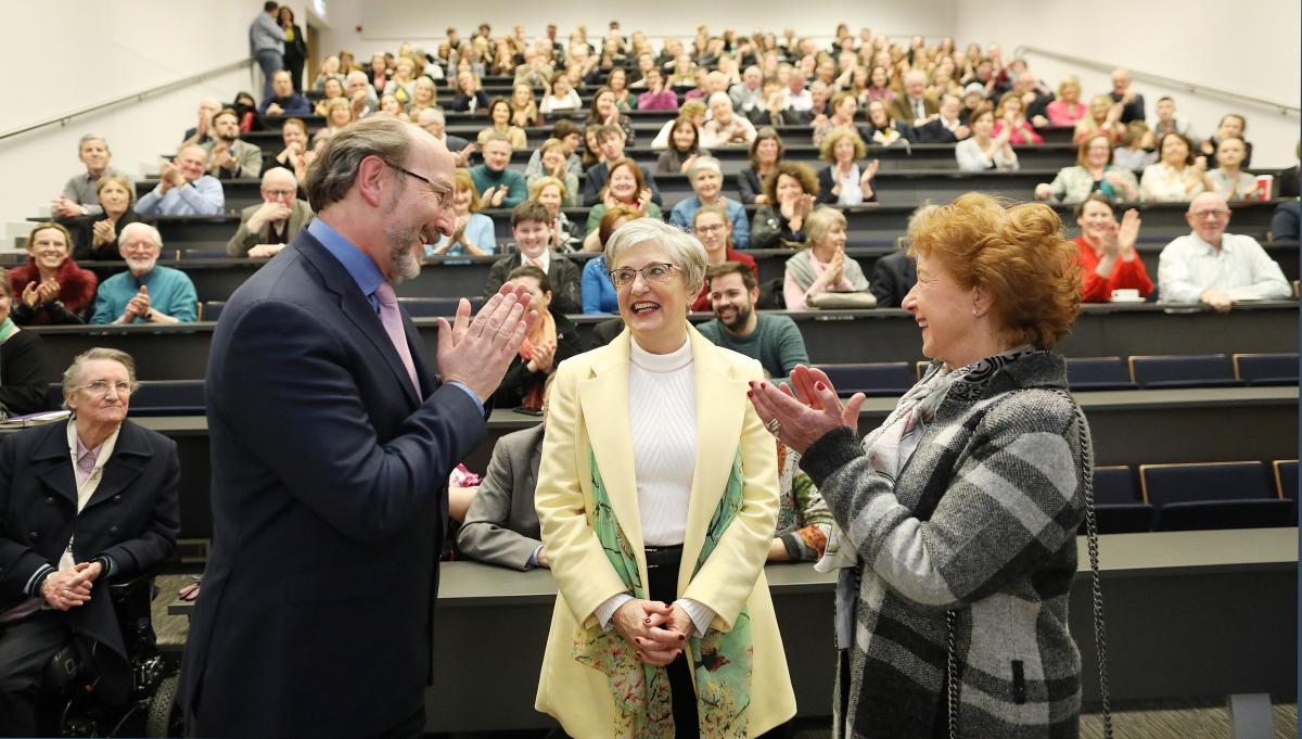 DCU honours Ann Louise Gilligan with official naming of Lecture Theatre