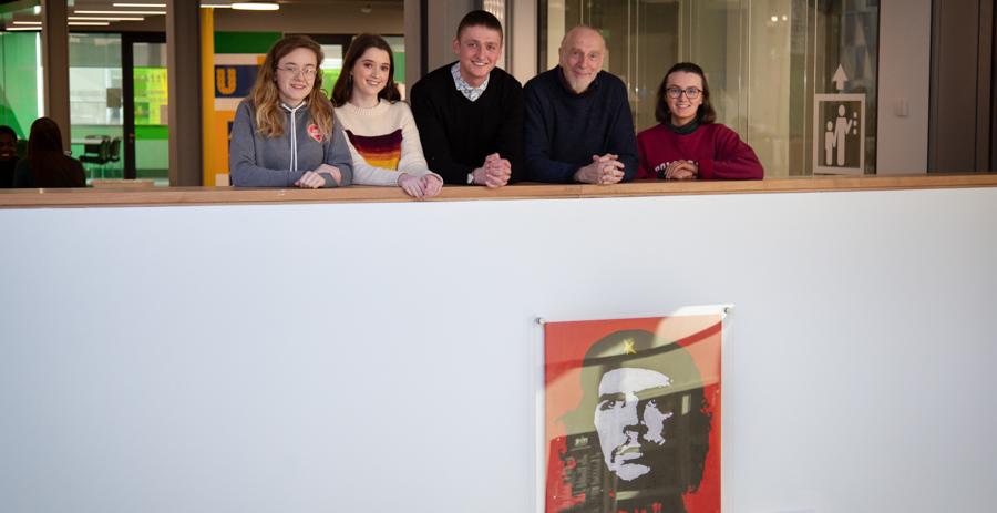 Specially commissioned painting of iconic Che Guevara portrait unveiled at the U 