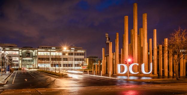 DCU entrance night