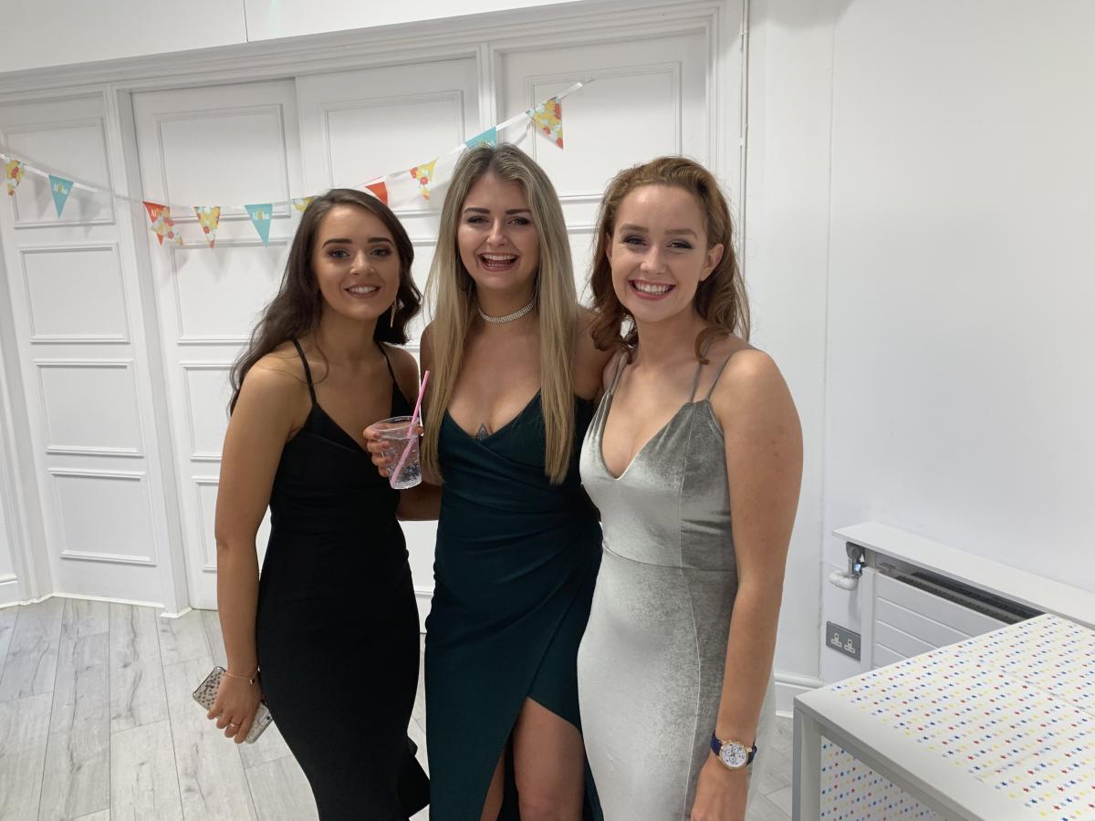 2nd and 3rd year CIC BEds looking very glamorous indeed at the Reception on the All Hallows’ campus 