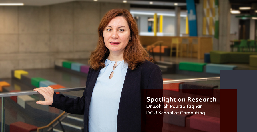 Dr Zohreh Pourzolfaghar, DCU School of Computing and SFI Industry Fellow with ARCDOX.