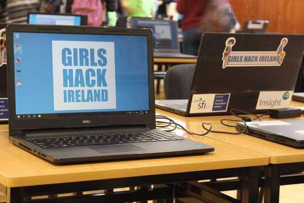 Images from the Girls Hack at DCU event