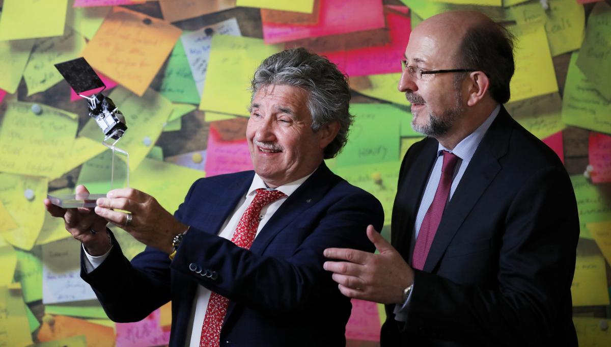 Minister John Halligan and Prof. Brian MacCraith