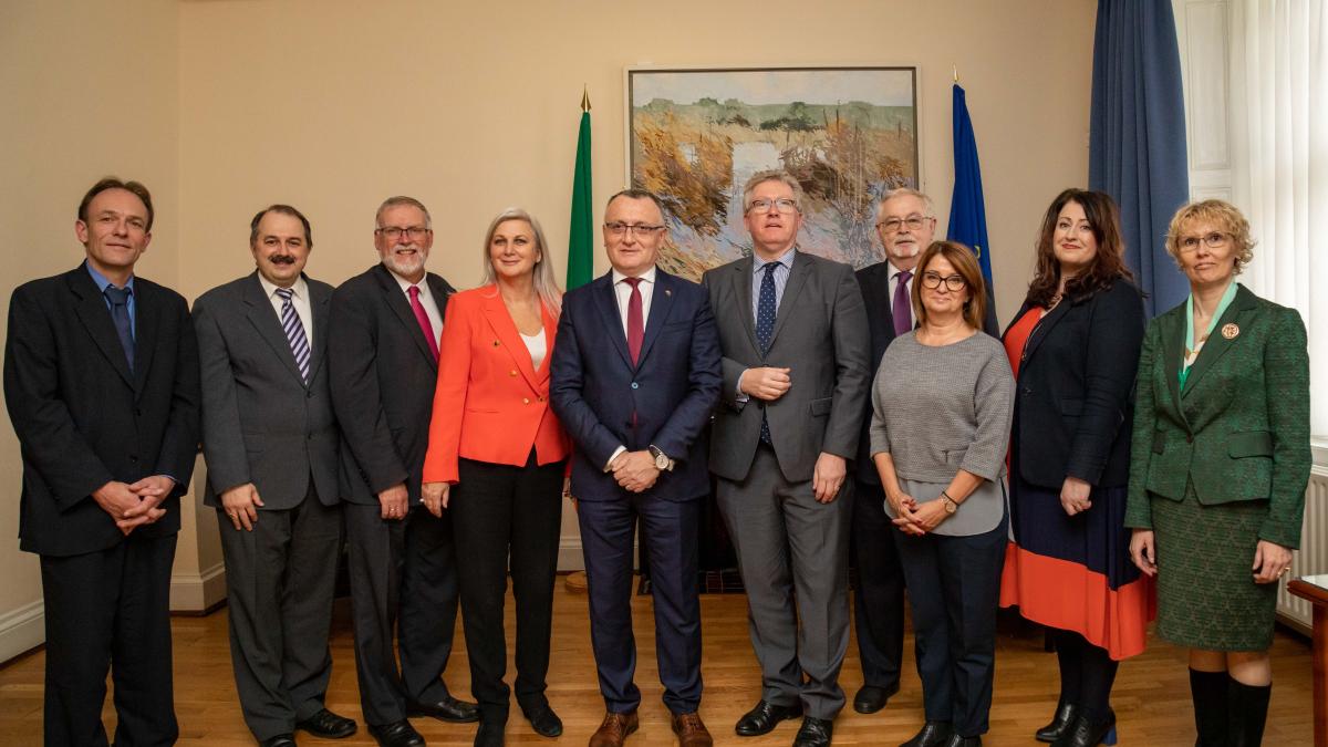 DCU welcome Romanian parliamentary delegation as academic links continue to grow