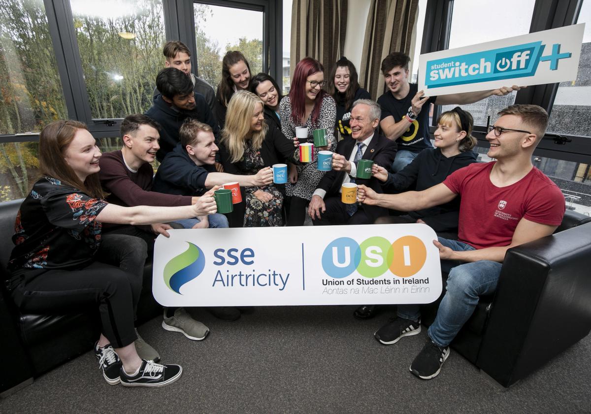 Minister Richard Bruton and USI urge students to go green for 21 days at DCU launch