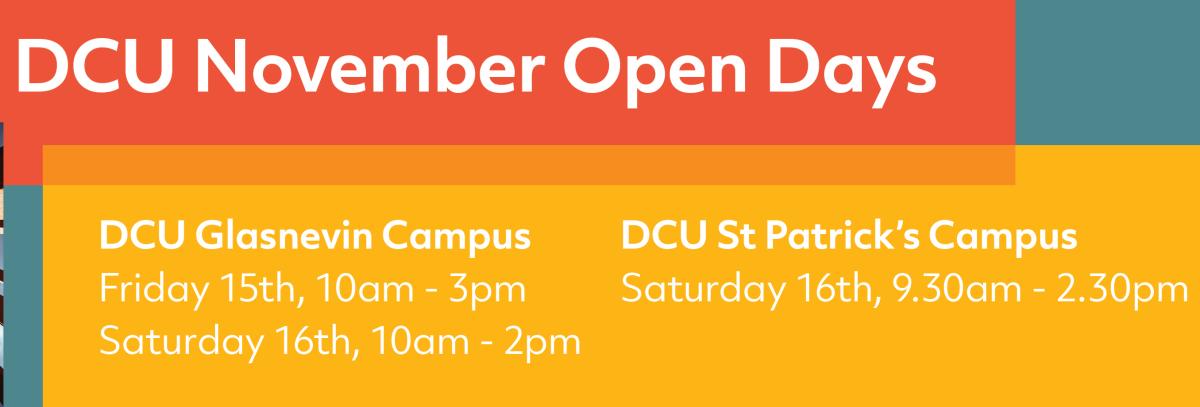 DCU Open Days