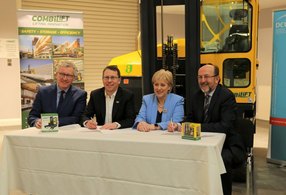 Strategic Industry-University agreement for Border and North East between DCU and Combilift