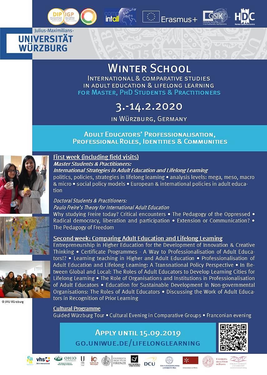 HERC, FETRC colleagues participate in Winter School 2020 for International and Comparative Studies in Adult Education and Lifel