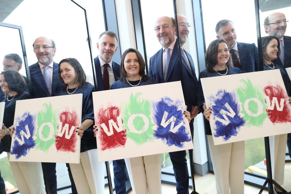 Pictured Prof Brian MacCraith, President of DCU, Michelle Cullen, MD Accenture, Head of Inclusion & Diversity, Andrew Hetheringt