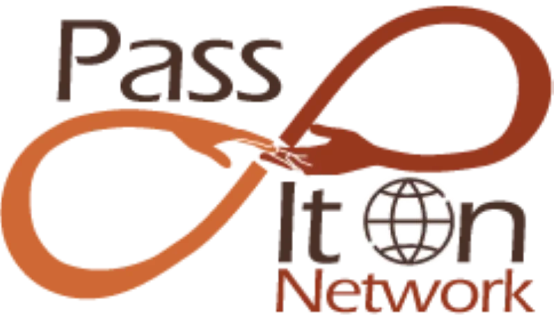Pass it on - two hands embracing