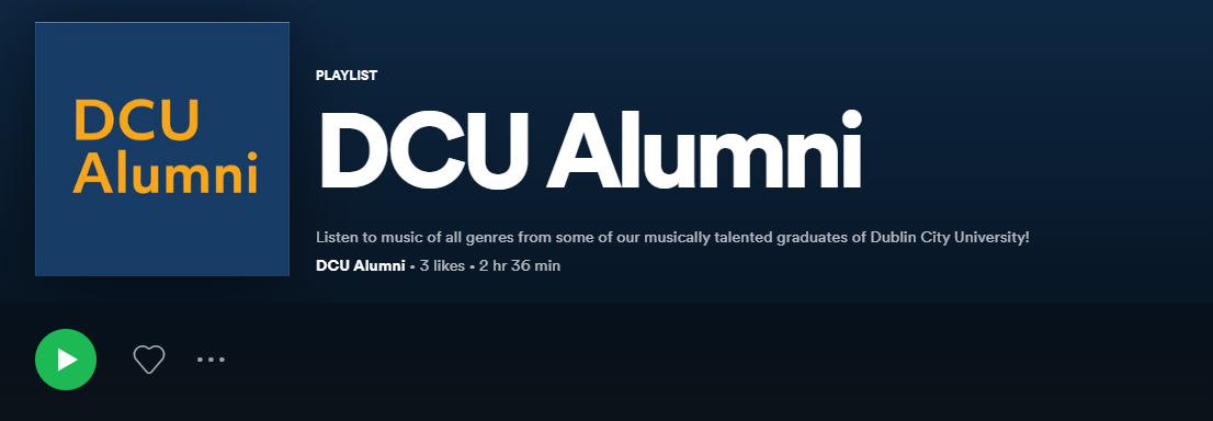 DCU Alumni Spotify Playlist