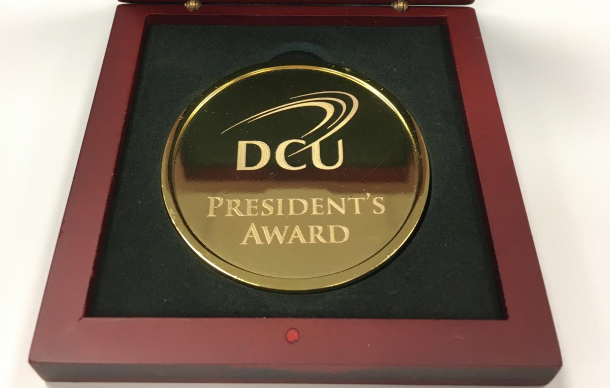 DCU President's Awards - medal