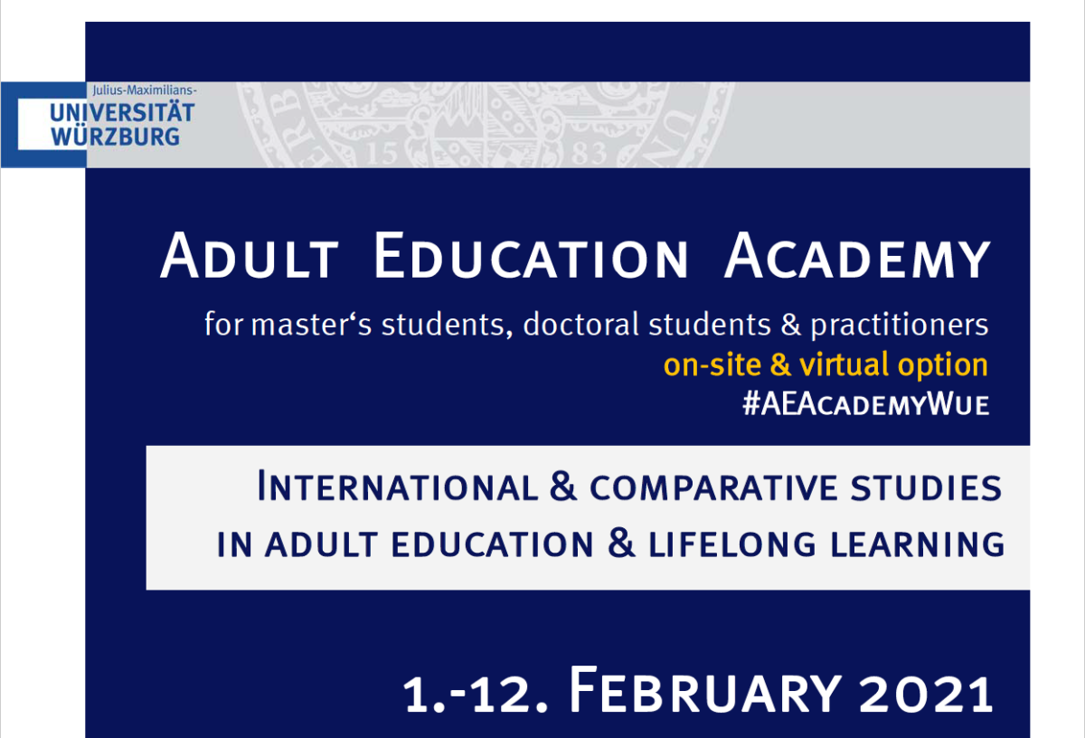 8th Adult Education Academy on International & Comparative Studies in Adult Education and Lifelong Learning