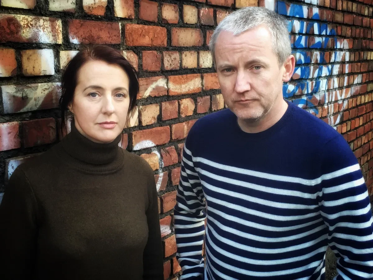 The writers and directors of 'Róise & Frank' - who are also DCU Alumni - Rachel Moriarty and Peter Murphy