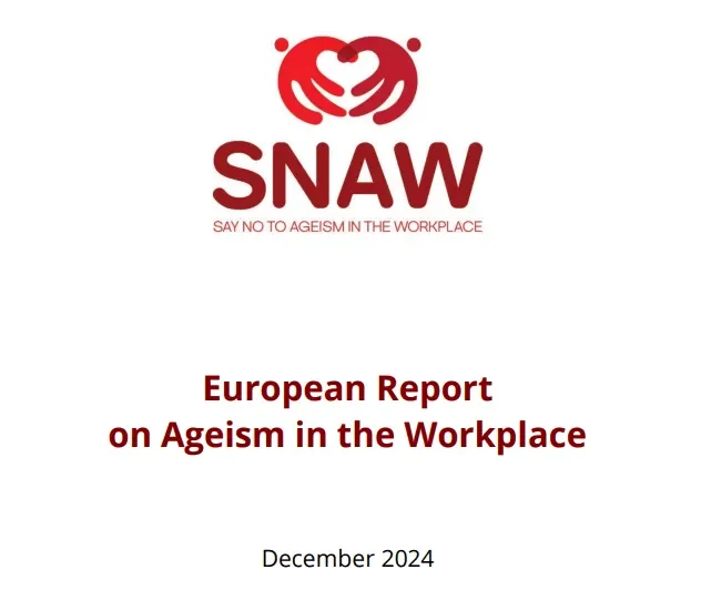 The cover of the European Report on Ageism in the Workplace