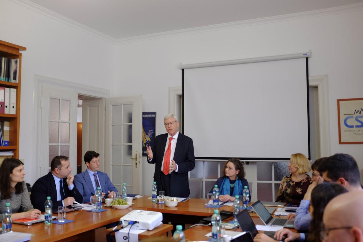 Philip McDonagh speaking at the event