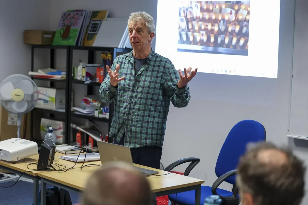 History class with Eamon Delaney for participants in 'DCU in the Community'