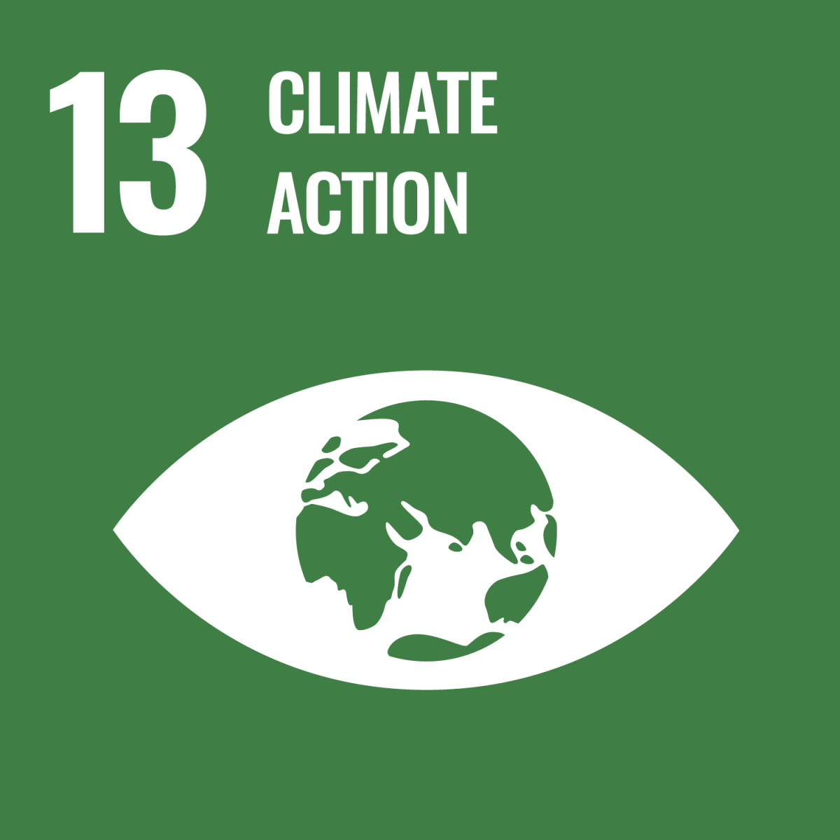 Shows UN SDG 13 Climate Action