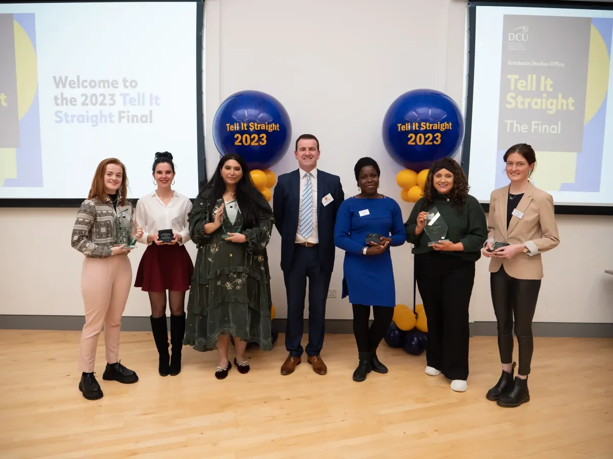 Shows the winners from the Tell It Straight 2023 Final